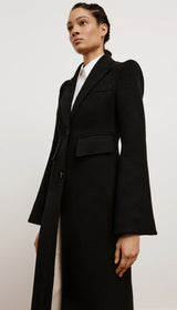 PAGODA BRANDO TRUMPET SLEEVE COAT