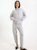 Luxe Cable Cashmere Hoodie