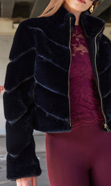 BRIANNA FAUX FUR JACKET