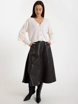 ASHLEY CASHMERE FRINGE CARDIGAN