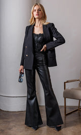 WESLEY VEGAN LEATHER PANTS