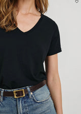 Classic V Neck T-Shirt Black