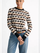 Highland Jacquard Crew Multi