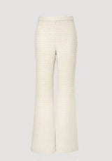 Tweed Trousers Ecru
