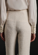 Tweed Trousers Ecru