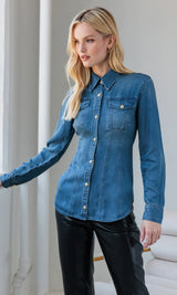 ANTOINETTE DENIM SHIRT