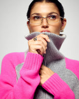 Quarter Zip Neck Sweater