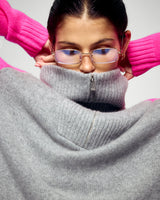 Quarter Zip Neck Sweater