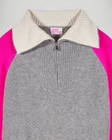 Quarter Zip Neck Sweater