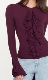 MAISIE RUFFLE SWEATER