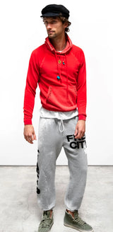 FREECITYLETSGO BLEACHOUT OG sweatpant - heatherbleachout