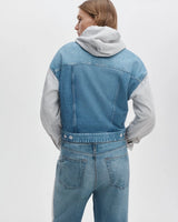 rb Miramar Combo Hooded Trucker Jacket