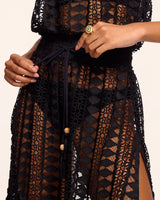 Henrietta Cotton Embroidered Strapless Coverup