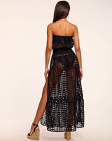 Henrietta Cotton Embroidered Strapless Coverup