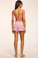 Analisa Chevron Knit Mini Short