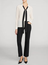 The Contrast Tie Shirt