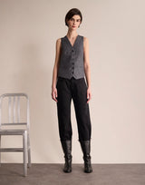 SANITE CHECKED WAISTCOAT
