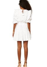 Misa Doutzen Dress - Eyelet White