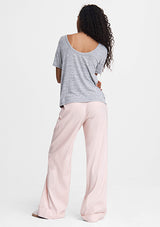 Rag and Bone Heather grey short sleeve drape back tshirt