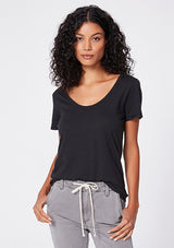 Frame mid rise scoop neck tshirt