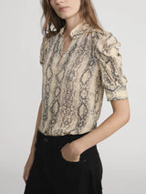The Gillian Top Snakeskin