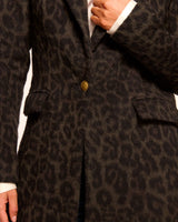 Julia Printed Wool Blend Coat