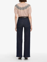 The Cashmere Fairisle Crew Sweater