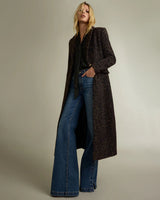 Julia Printed Wool Blend Coat