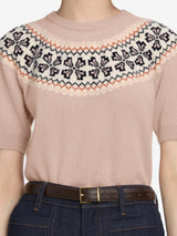 The Cashmere Fairisle Crew Sweater
