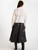 ASHLEY CASHMERE FRINGE CARDIGAN
