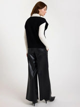 TABBY CASHMERE TANK BLACK