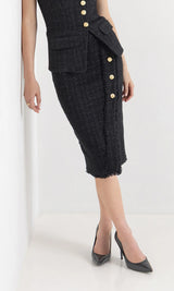 DIO TWEED SKIRT
