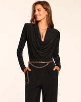 Eden Jersey Cowl Neck Jumpsuit
