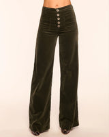 Cindy Velvet Wide Leg Jean