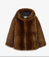KATIN HOODED COAT