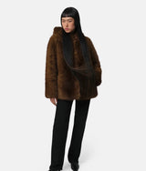 KATIN HOODED COAT