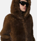 KATIN HOODED COAT