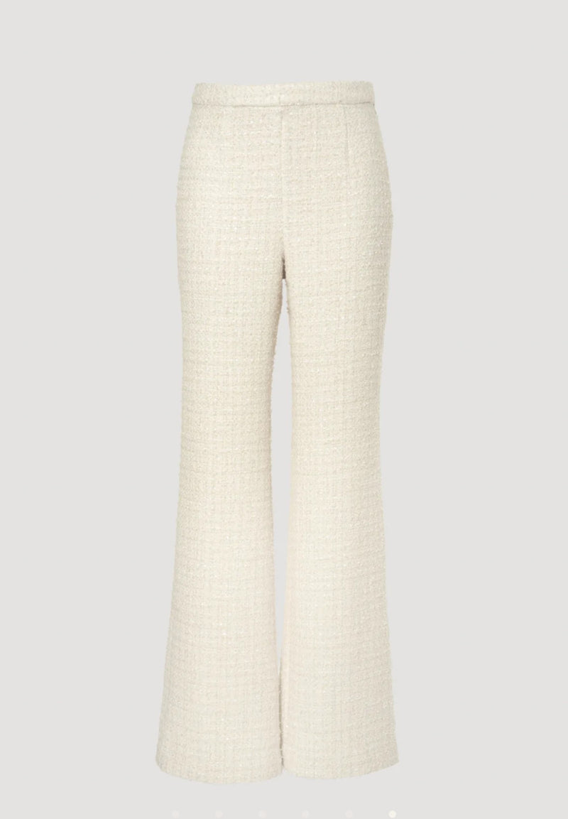 Tweed Trousers Ecru