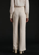 Tweed Trousers Ecru