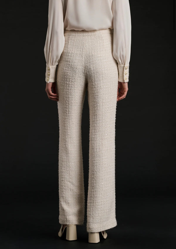 Tweed Trousers Ecru