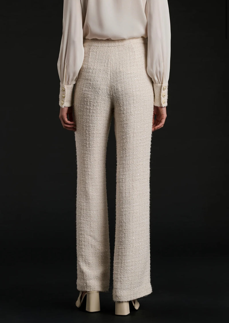 Tweed Trousers Ecru
