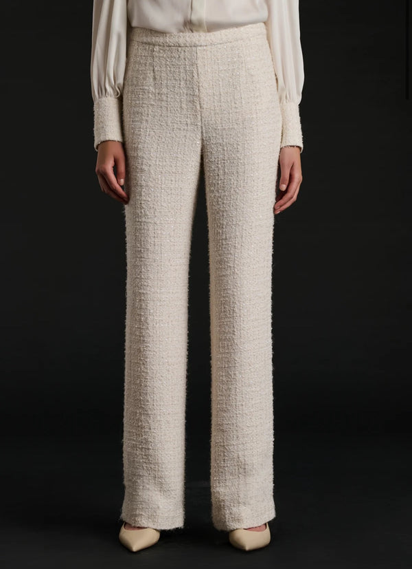 Tweed Trousers Ecru
