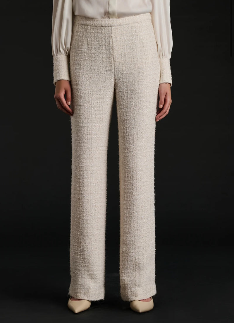 Tweed Trousers Ecru