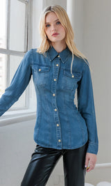 ANTOINETTE DENIM SHIRT