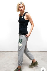 FREECITY HEATHER sweatpant - heather army