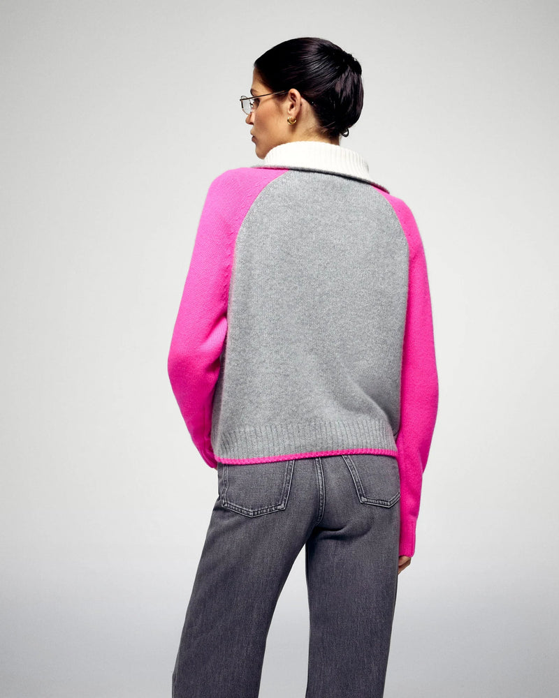 Quarter Zip Neck Sweater