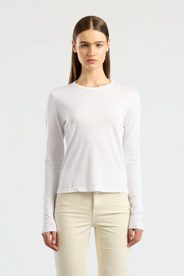 STANDARD LONG SLEEVE T-SHIRT WHITE