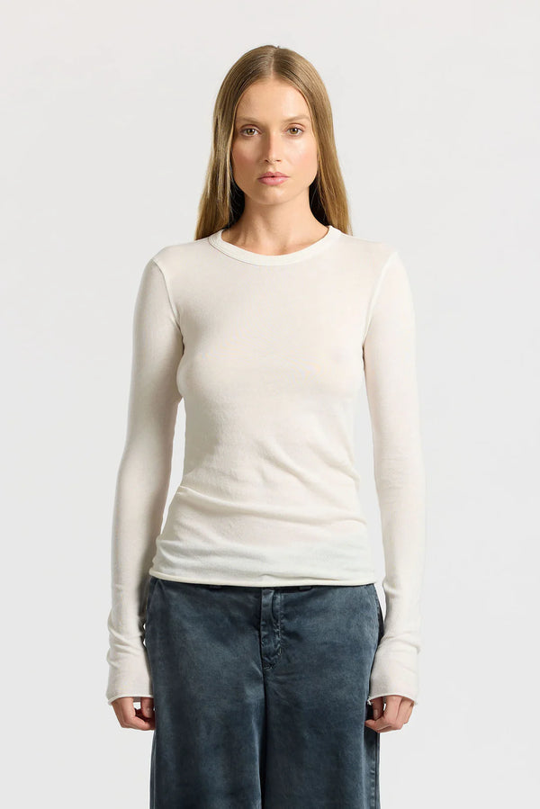 MARBELLA LONG SLEEVE SHIRT BONE