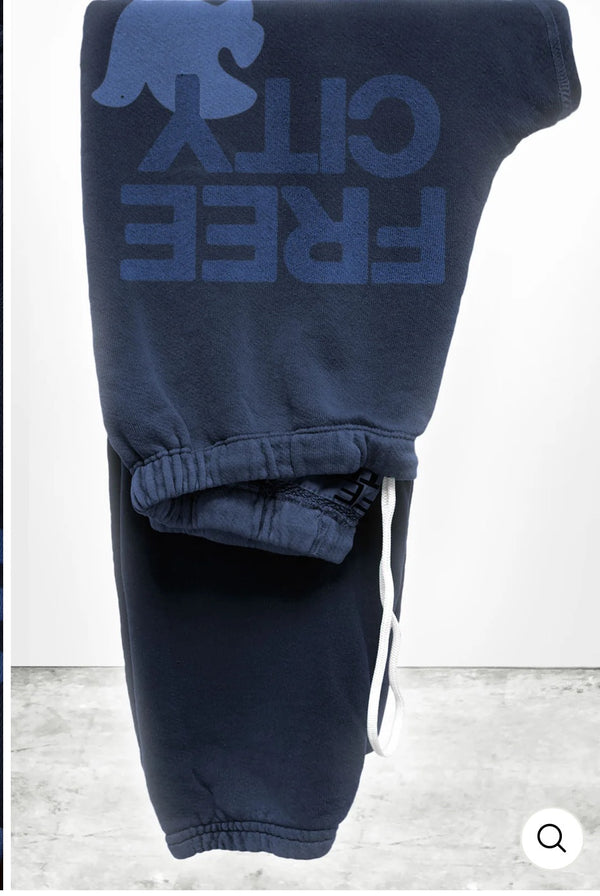 FREECITY sweatpant - moonshrooms/blues