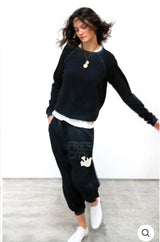 FREECITYLARGE SUNFADES pocket sweatpant - BLACKSPACE